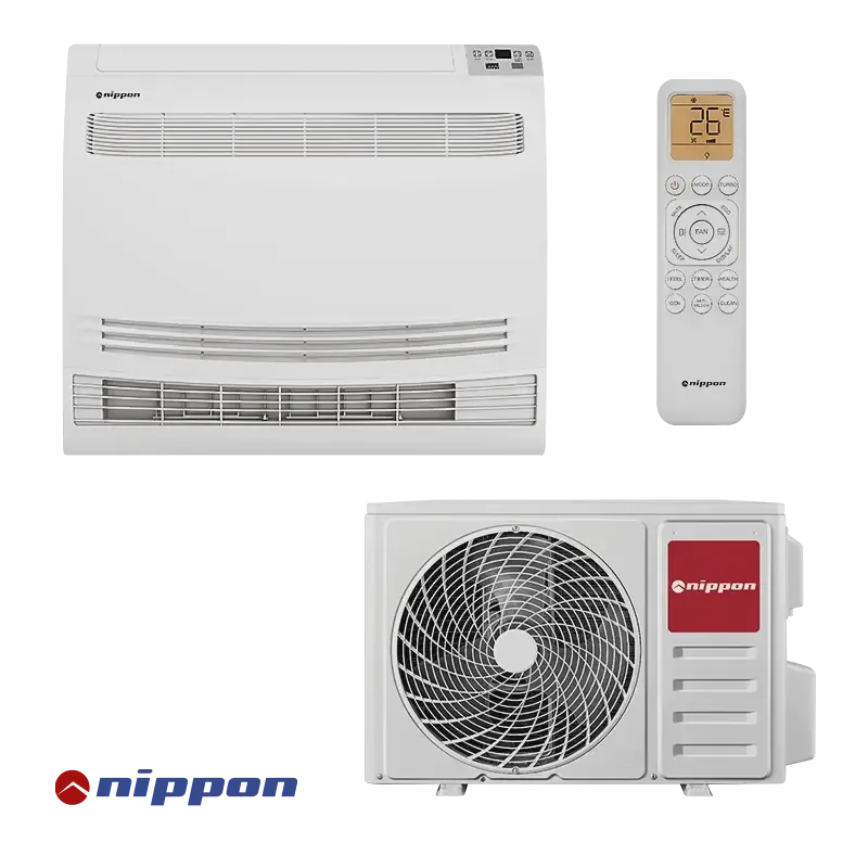 Инверторен подов климатик Nippon NPC 12F-PRO NORDIC, 12 000 BTU